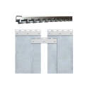 PVC Streifenvorhang 300 x 3mm B 1,00 x H 3,25m (1 Stück)