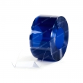 PVC Streifen 300 x 3mm BLAU-transparent Meterware als Zuschnitt (1 m)